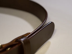Luxury handmade English Bridle Belt