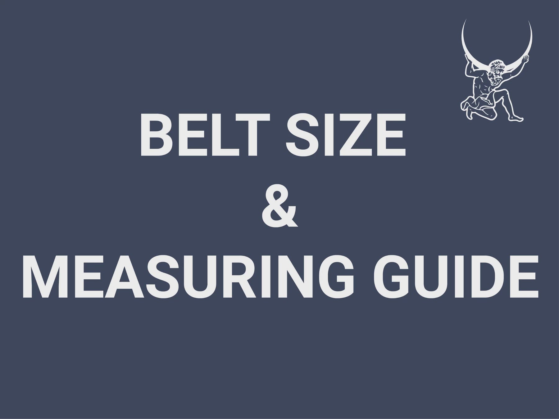 Measure Your Belt Size & Videos
