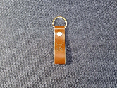 Leather Belt Loop & Ring Key Fob - English Bridle Leather - Atlas Leathercraft - Handmade Australian Leather Goods
